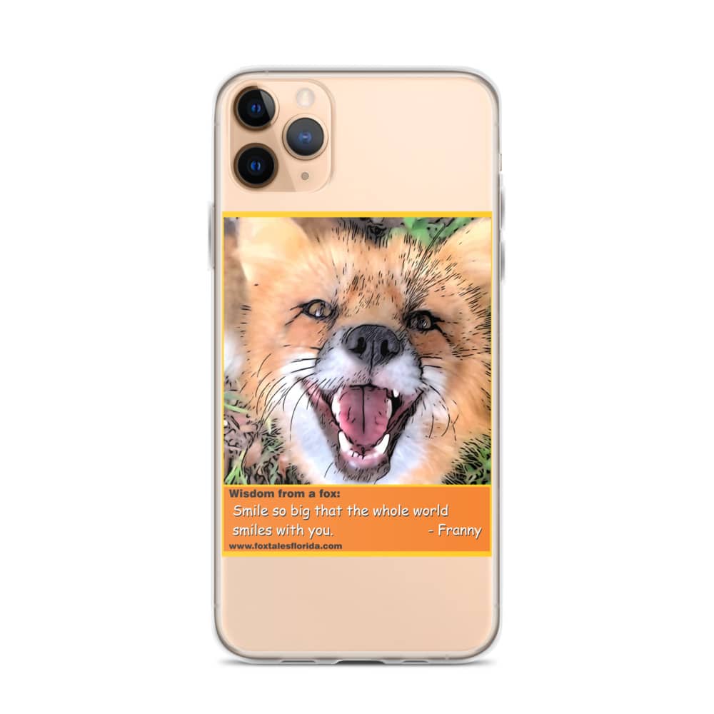 Chanel Fox iPhone Case with quote - Fox Tales Florida Rescue & Sanctuary