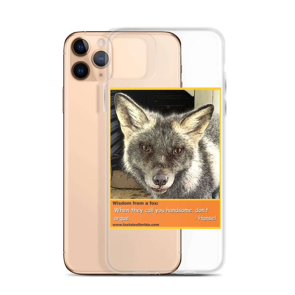 Hansel Fox iPhone Case with Quote - Fox Tales Florida Rescue & Sanctuary