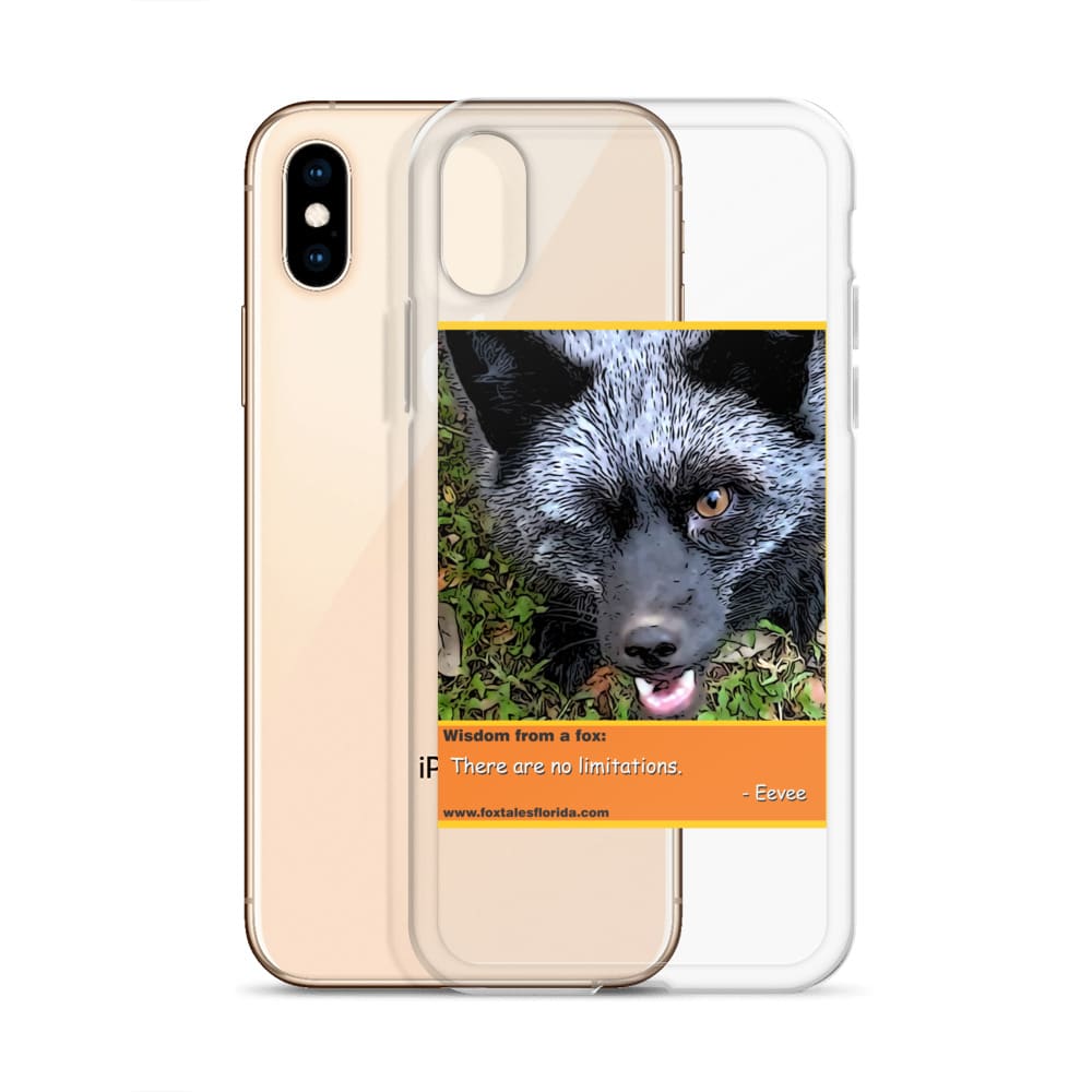 Chanel Fox iPhone Case with quote - Fox Tales Florida Rescue & Sanctuary