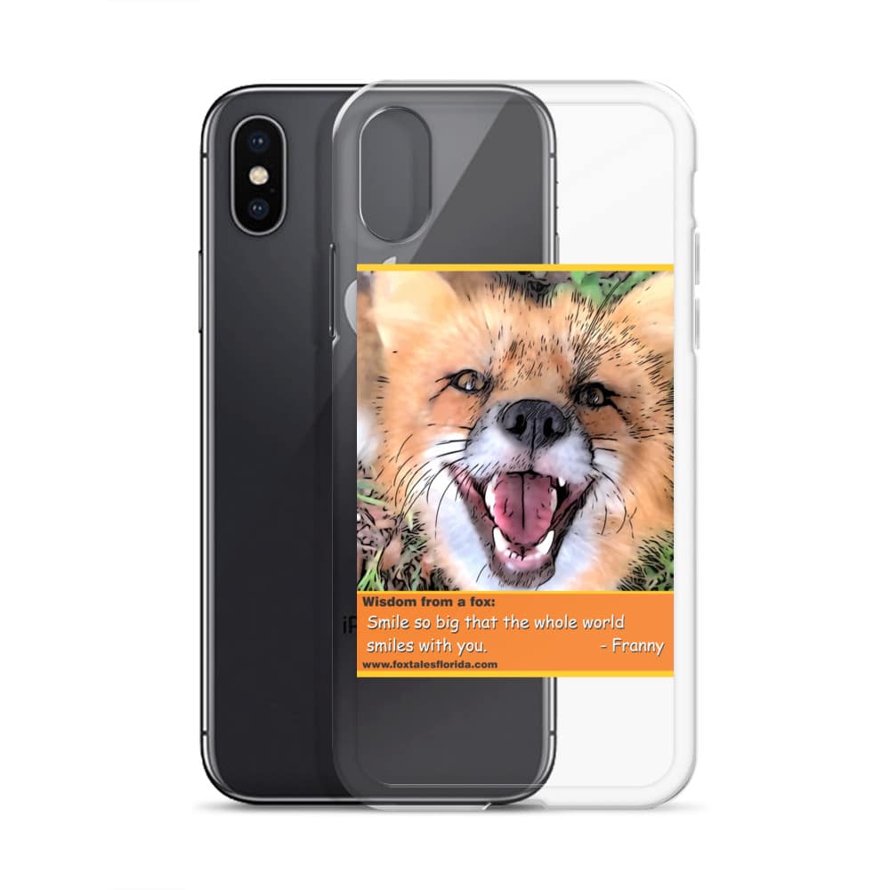 Chanel Fox iPhone Case with quote - Fox Tales Florida Rescue & Sanctuary